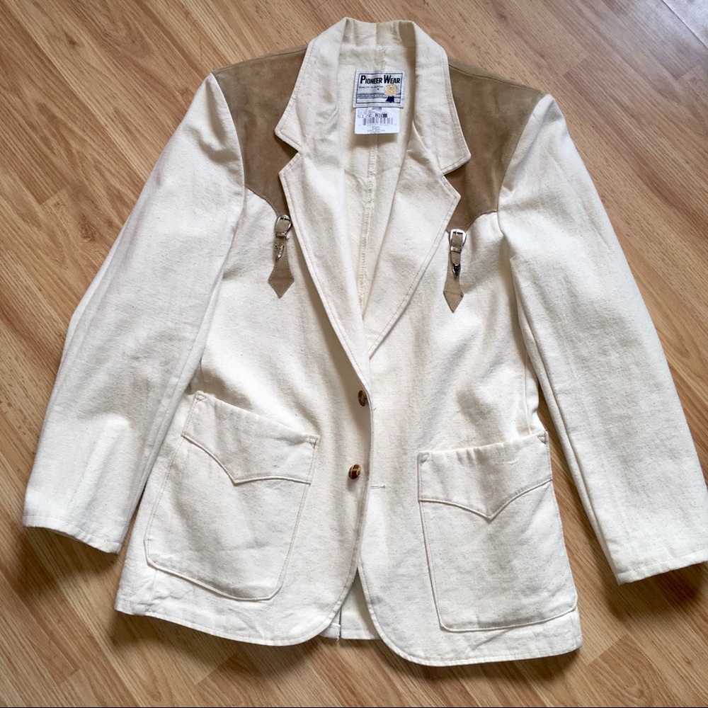 *SOLD* Vintage Pioneer Wear Western Leather Jacket - Picture 1 of 13